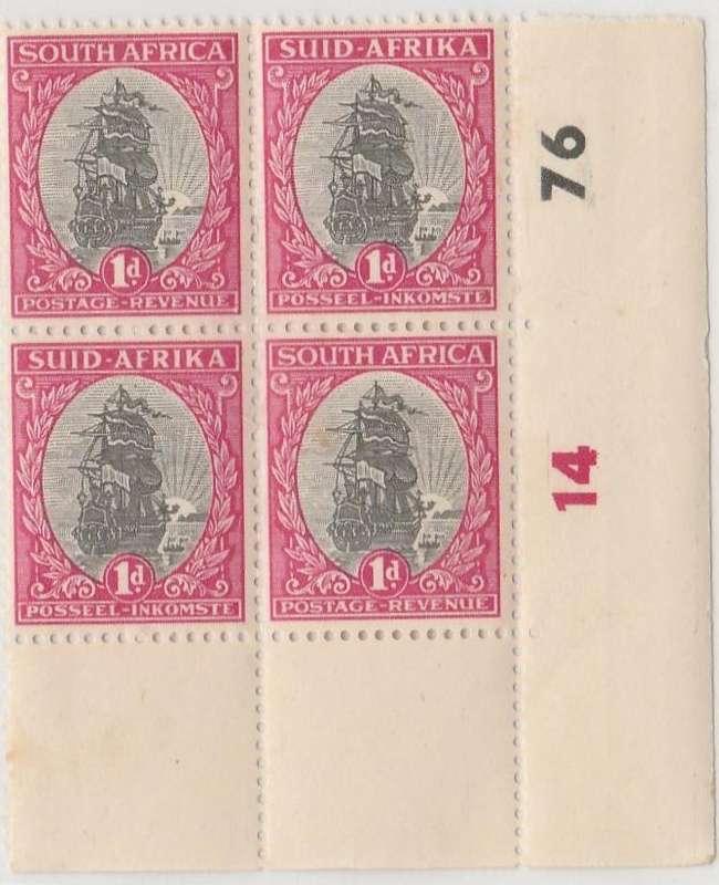 UNION OF SOUTH AFRICA      1d  CONTROL    1951