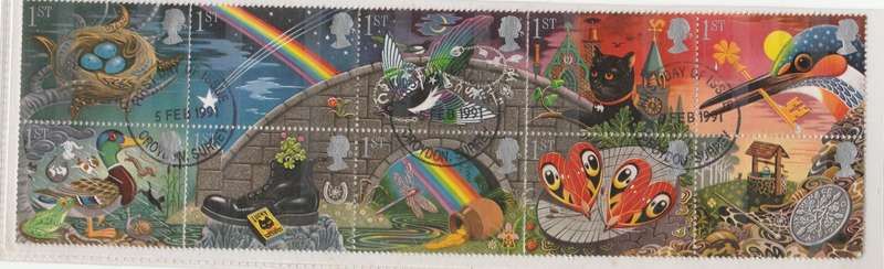 GREAT BRITAIN  complete panel  1991   SG1536-45