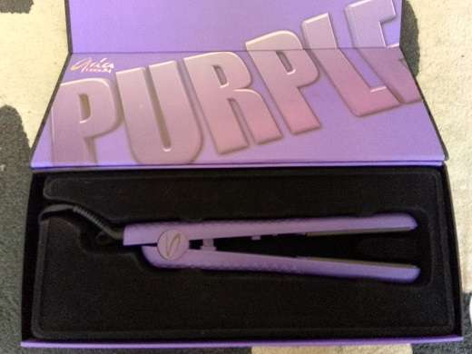 Aria Beauty Purple Ceramic Hair Straightener