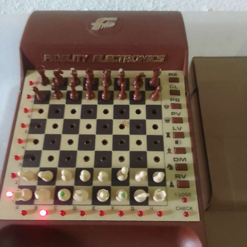 Vintage Mini Sensory Chess Challenger Working !!
