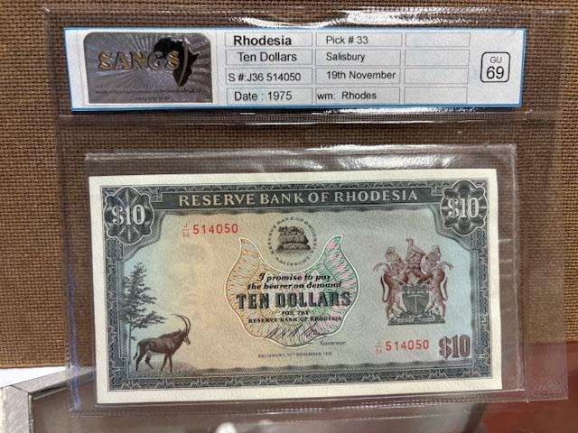 Rhodesia Bank Notes UNC