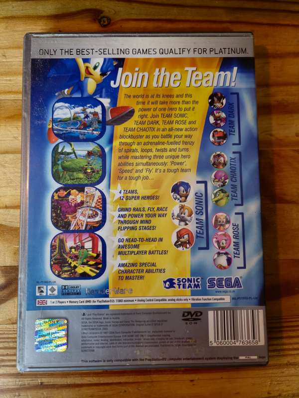 Sonic Heroes (PS2)