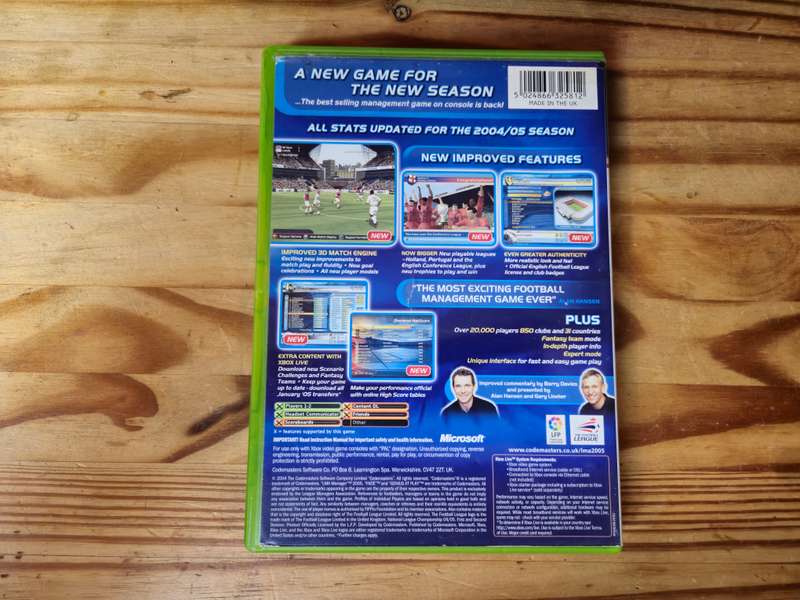 LMA Manager 2005 (Xbox Original)