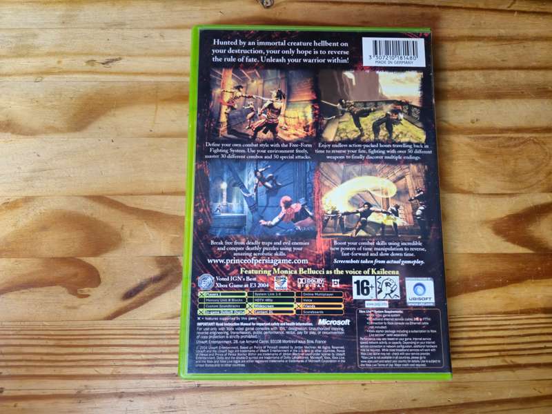 Prince of Persia: Warrior Within (Xbox Original)
