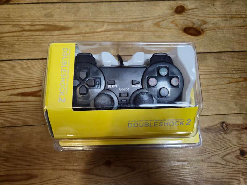DoubleShock 2 Black Controller