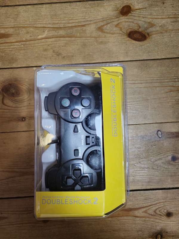 DoubleShock 2 Black Controller
