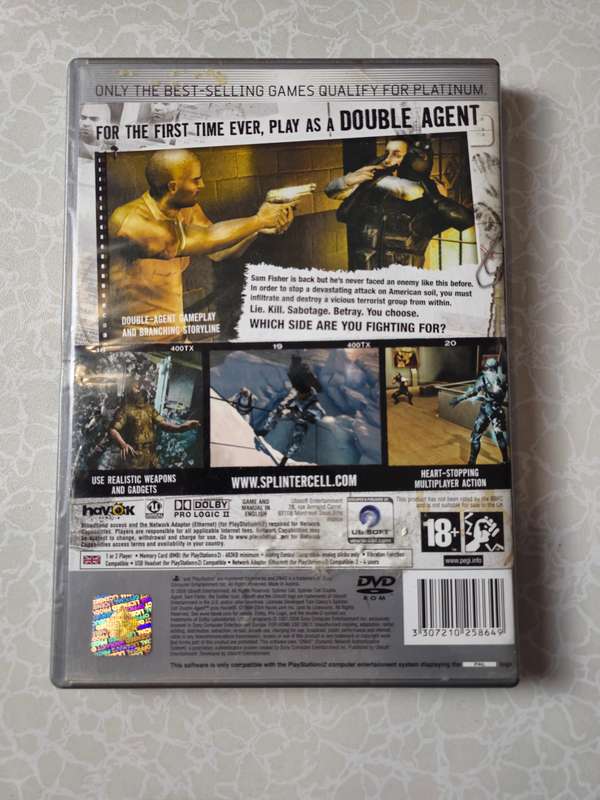 Tom Clancys Splinter Cell: Double Agent(PS2)