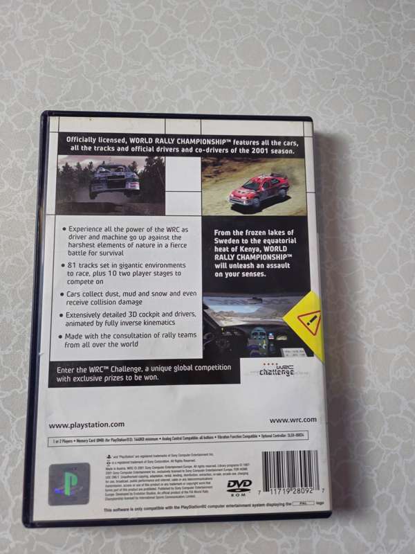 WRC: World Rally Championship(PS2)