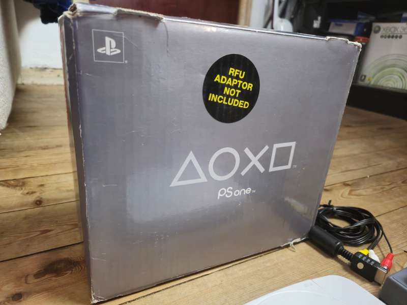 Sony PS One Console with Box, Modded, DualShock & 2 Games