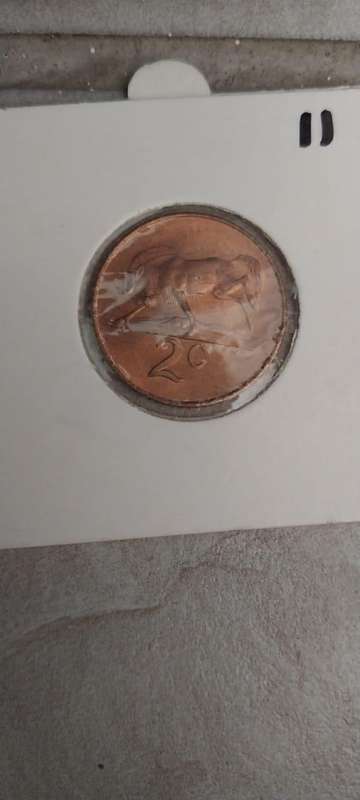 1966 South African Two Cents Coin