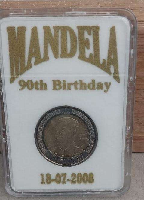 FIRST DAY COVER - 90TH BIRTHDAY CAPSULATED COIN