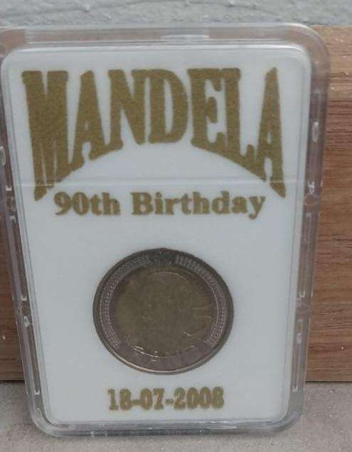 FIRST DAY COVER - 90TH BIRTHDAY CAPSULATED COIN