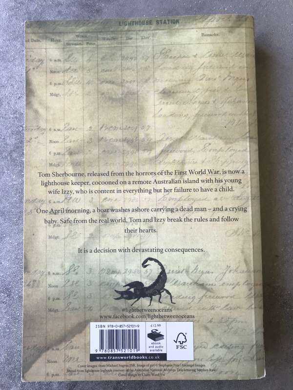 The Light Between Oceans by M.L. Stedman [Large Paperback: Very Good]