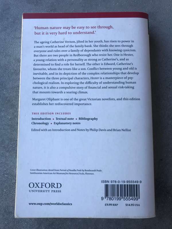 Hester by Margaret Oliphant [Paperback: Very Good]