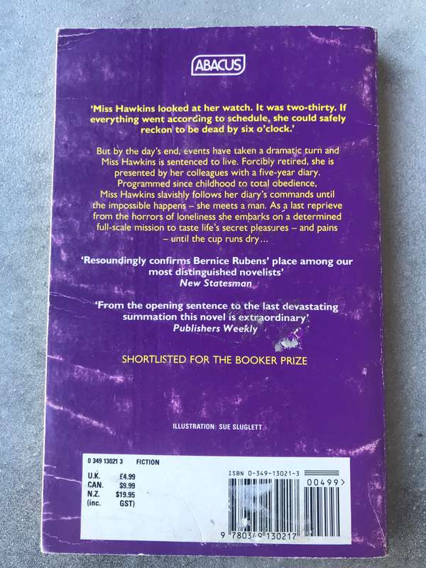 A Five Year Sentence by Bernice Rubens [Paperback: Good]