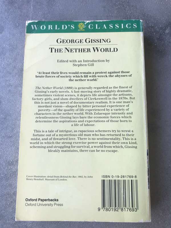 The Nether World by George Gissing [Paperback: Good]