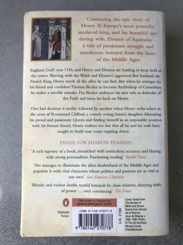 Time and Chance (Plantagenets #2) by Sharon Penman [Paperback: Good]