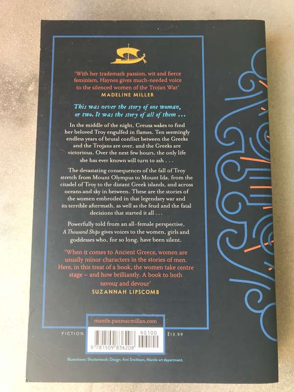 A Thousand Ships by Natalie Haynes [Large Paperback: Excellent]