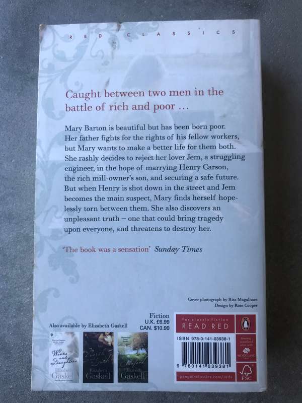 Mary Barton by Elizabeth Gaskell [Paperback: Excellent]