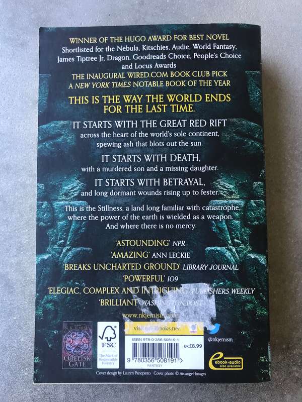 The Fifth Season (Broken Earth #1) by N.K. Jemisin [Paperback: Excellent]