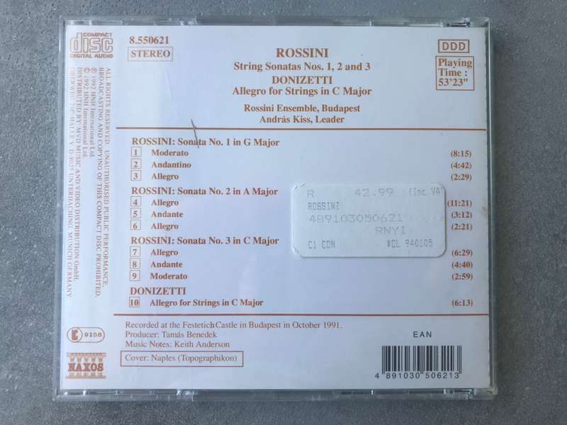 Rossini: String Sonatas [CD]