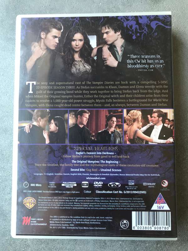 Vampire Diaries - Season 3 [DVD]