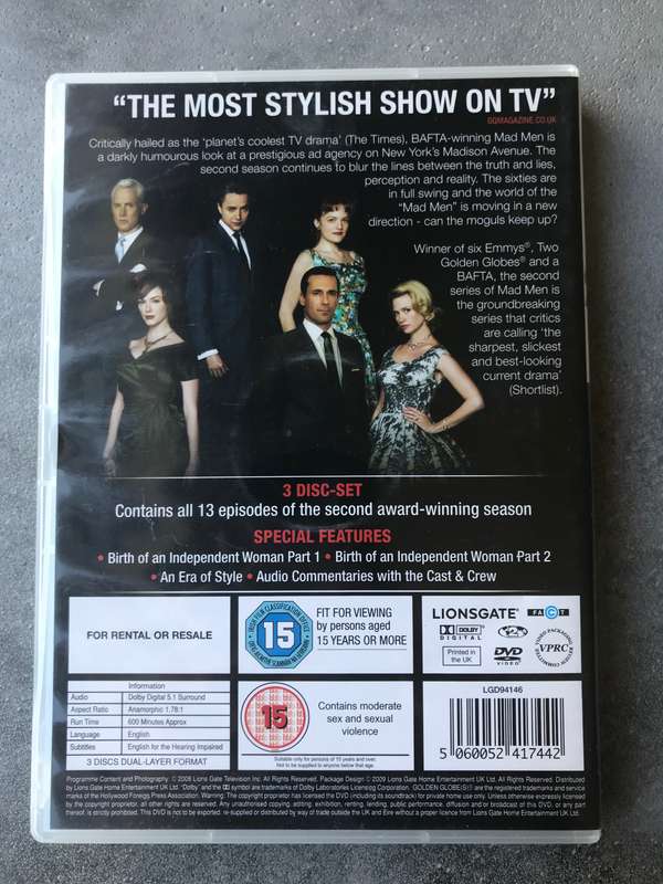 Mad Men - Season 2 [3 DVD]