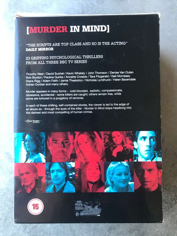 Murder In Mind - Complete BBC Series 1 to 3 [DVD]