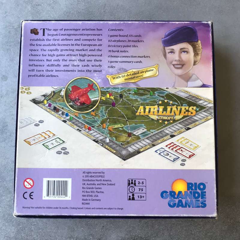 Airlines Europe [Boardgame]