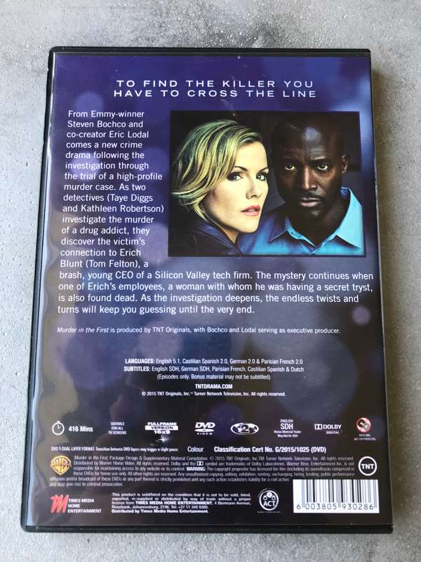 Murder in the First - Season 1 [DVD]