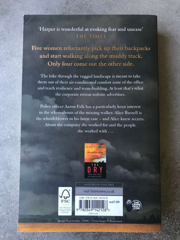 Force of Nature by Jane Harper [Paperback: Good]