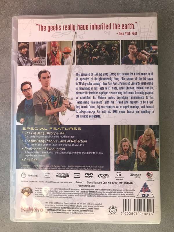 The Big Bang Theory - Season 5 [3 DVD]