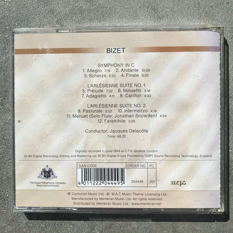Bizet: Symphony / LArlésienne Suites Nos. 1 & 2 [CD]