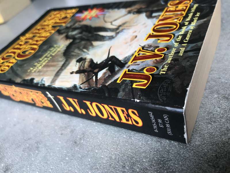A Fortress of Grey Ice (Sword of Shadows #2) by J.V. Jones [Paperback: Very Good]