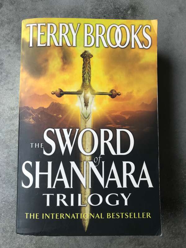The Sword of Shannara Trilogy by Terry Brooks [Large Paperback: Very Good]