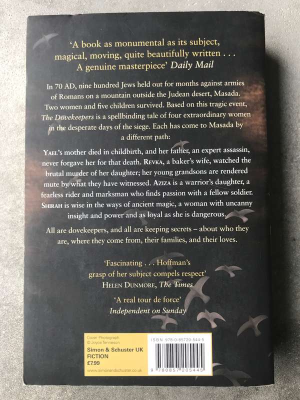 The Dovekeepers by Alice Hoffman [Paperback: Very Good]