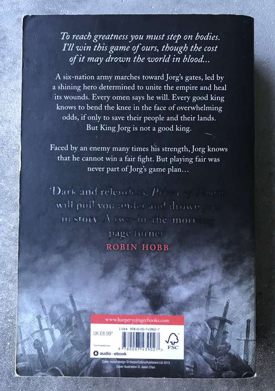 King of Thorns (Broken Empire #2) by Mark Lawrence [Paperback: Good]