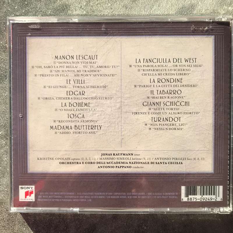 Jonas Kaufmann: Nessun Dorma (The Puccini Album) [CD]
