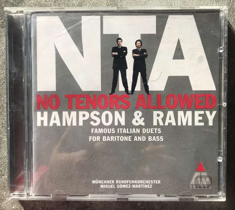 No Tenors Allowed: Hampson & Ramey: Famous Italian Duets for Baritone and Bass [CD]