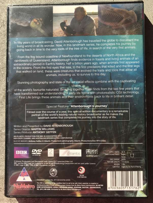 David Attenborough's First Life [DVD]