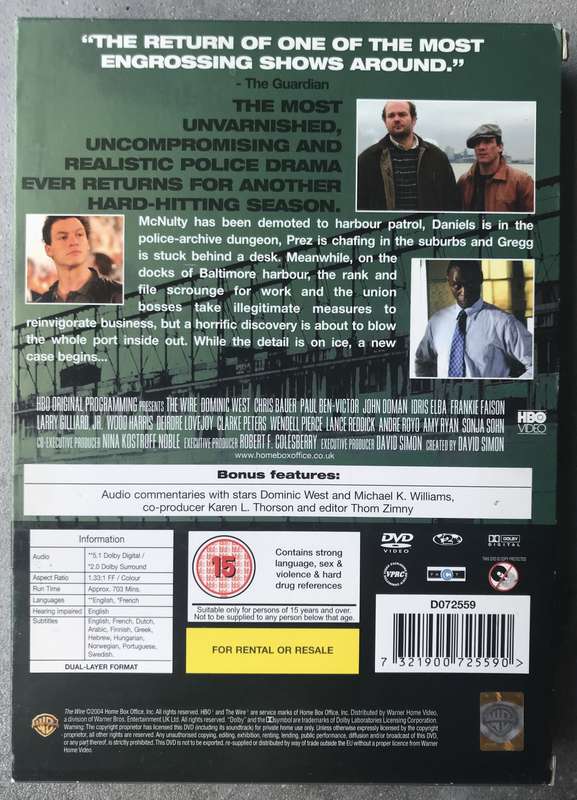 The Wire - Season 2 [5 DVD]