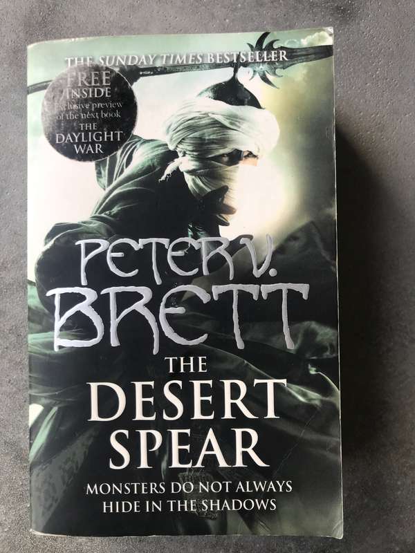 The Desert Spear (Demon Cycle #2) by Peter V. Brett [Paperback: Average]