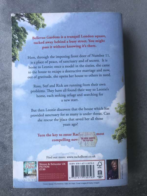 The House on Bellevue Gardens by Rachel Hore [Paperback: Average]