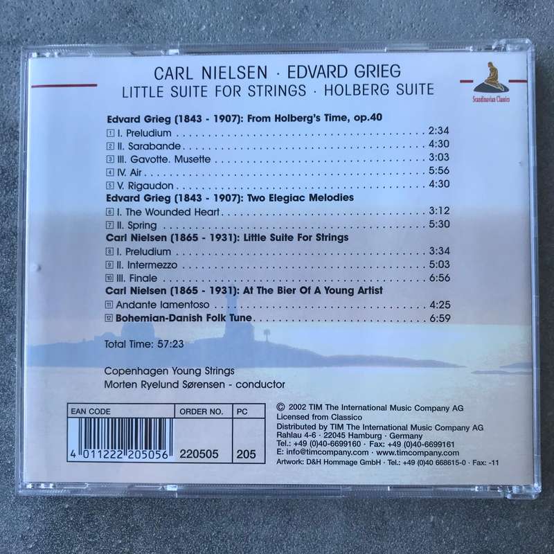 Nielsen: Little Suite for Strings / Grieg: Holberg Suite [CD]