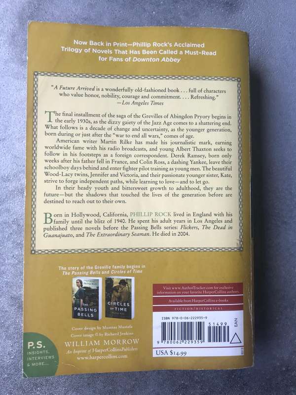 Passing Bells Trilogy by Phillip Rock [3 x Paperbacks: Good]