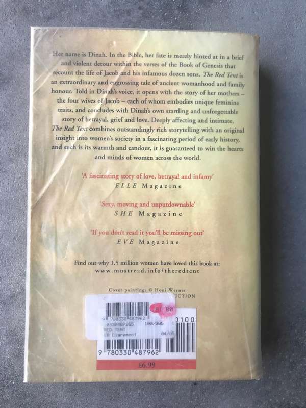 The Red Tent by Anita Diamant [Paperback: Average]
