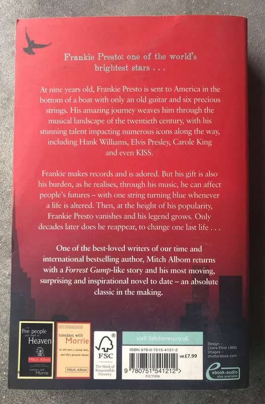 The Magic Strings of Frankie Presto by Mitch Albom [Paperback: Excellent]