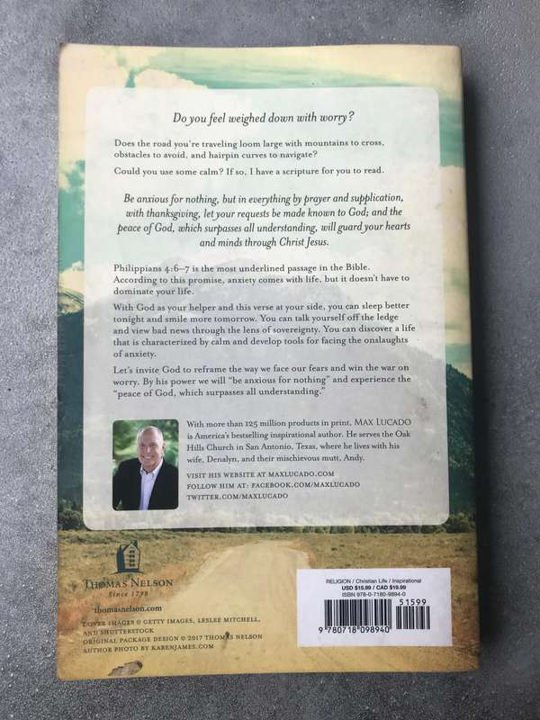 Anxious for Nothing by Max Lucado [Paperback: Good]