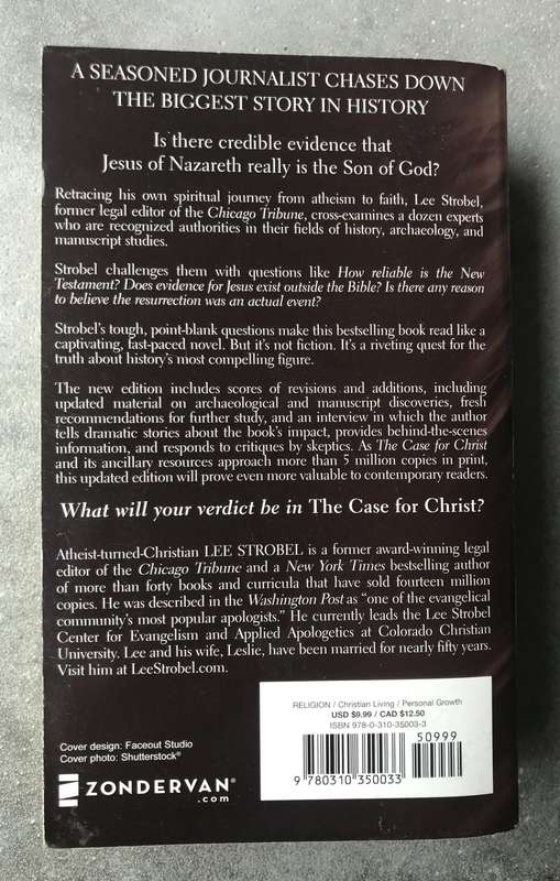 The Case for Christ by Lee Strobel [Paperback: Good]
