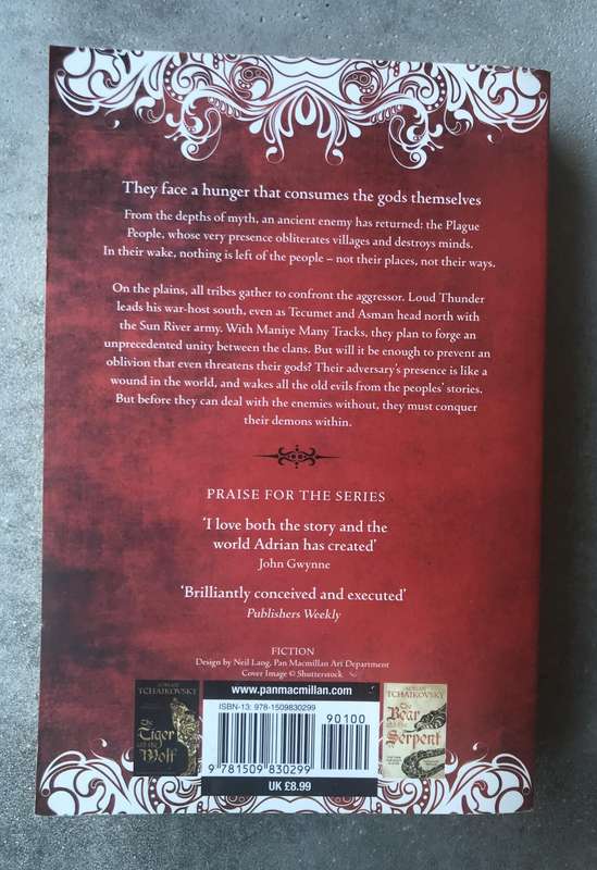 The Hyena and the Hawk (Echoes of the Fall #3) by Adrian Tchaikovsky [Paperback: Excellent]